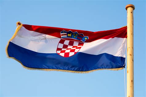 Croatian flag | Copyright-free photo (by M. Vorel) | LibreShot