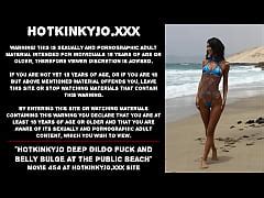 Hotkinkyjo Deep Dildo Fuck And Belly Bulge At The Public Beach Xxx Mobile Porno Videos