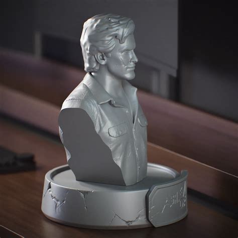 Characters & Creatures STL Download - Ash vs Evil Dead Bust - Busto de