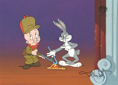 Looney Tunes Original Production Cel Signed By Darrell Van Citters El