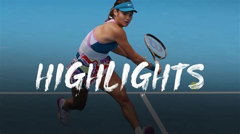 Australian Open Emma Raducanu Tamara Korpatsch Highlights