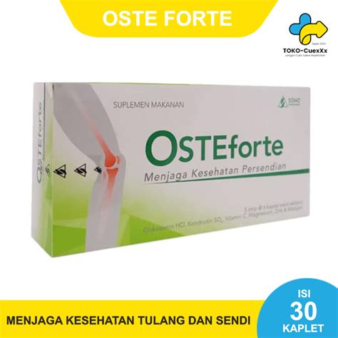 Jual Oste Forte Box Isi Kaplet Untuk Menjaga Kesehatan Tulang