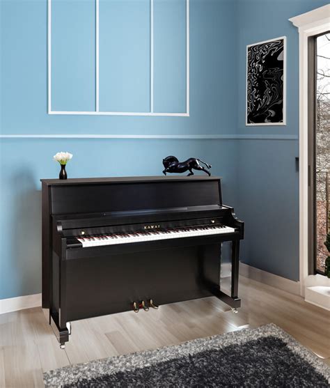 Blue Upright Piano