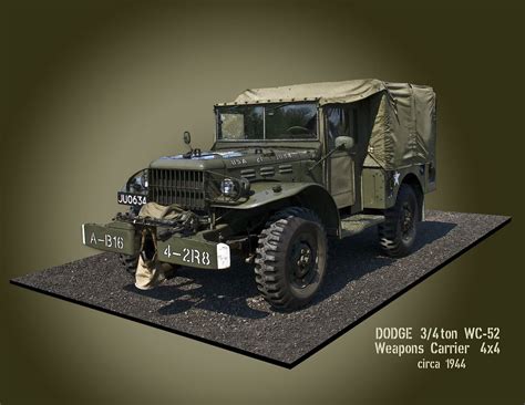 The WC 52 Truck Cargo 3 4 Ton 4x4 Was Developed At A Dodge