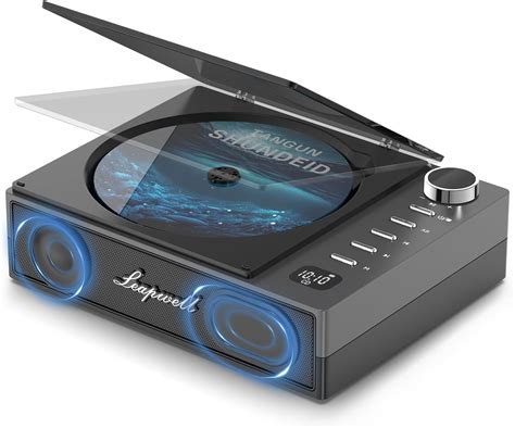 Cd Player Portatil - Leapwell - Reproductor de CD portátil con altavoces recargables ...