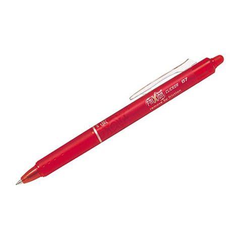 Stylo effaçable frixion ball clicker 0 7 Rouge PILOT Réf 417504