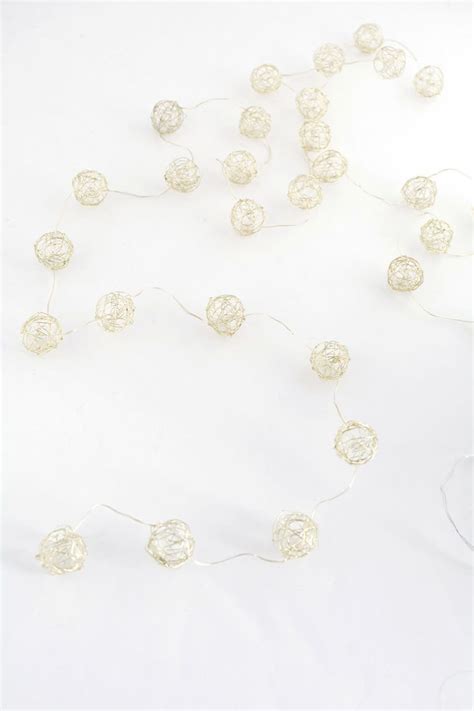 DIY String Lights Garland - Homey Oh My