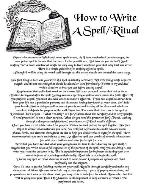 Pixiehowl Pixiepagan Page Spells Witchcraft Spell Book Book