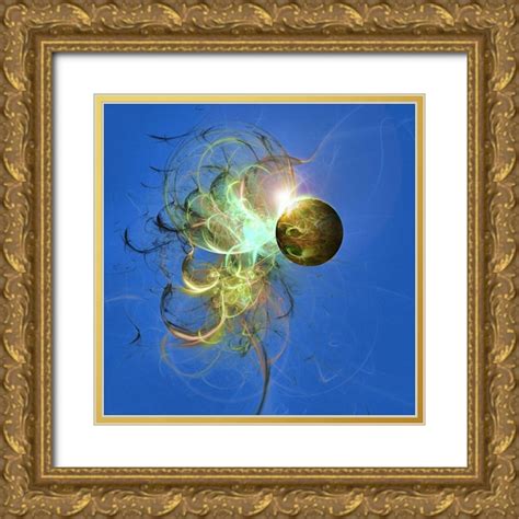 Revilo 26x26 Gold Ornate Wood Framed With Double Matting Museum Art