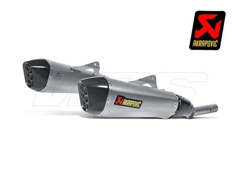 S B So Hzaat Coppia Terminali Slip On Omologati Akrapovic Titanio Bmw