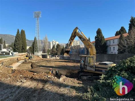 FOTO HŠK Zrinjski Pogledajte kako teku radovi na stadionu pod