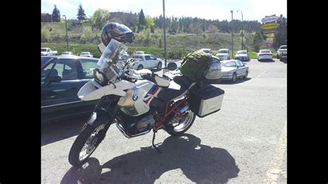 Bmw R Gs Rallye Edition Higway Drive In The Canadian Rockies Youtube