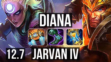 Diana Vs J4 Jng Rank 1 Diana Rank 10 5 2 11 Tr Challenger 12