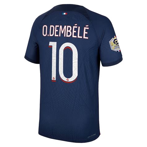 Nike Paris Saint-Germain Authentic Match Ousmane Dembele Home Jersey w ...