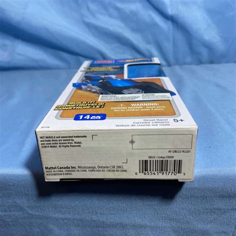 Hot Wheels Toy Car Mega Bloks Blue S
