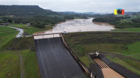 V Deo Mais De De Ocupa O Veja Como Est A Barragem De Ituporanga