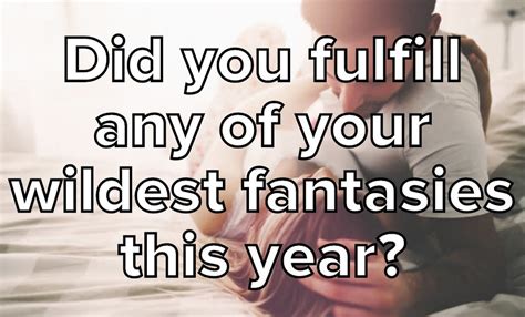 How Was Your Sex Life In