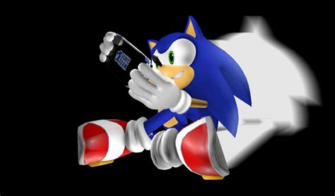 sonic plays on psp by 9303kaha on deviantART