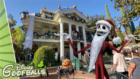 Haunted Mansion Holiday Full Experience Christmas Disneyland Resort