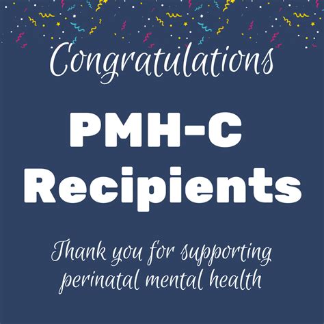 PMH C Recipient August 2024 Postpartum Support International PSI