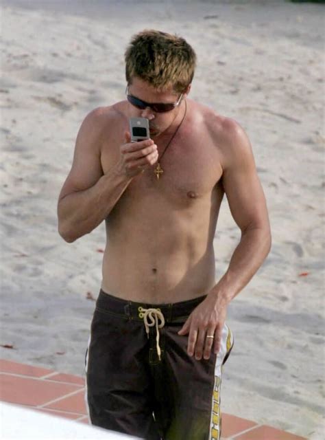 Brad Pitt 2014 Shirtless