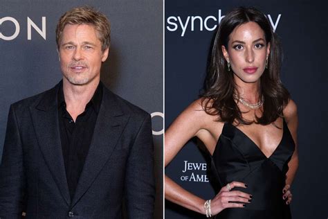 Brad Pitt E Ines De Ramon Imbarazzante Incontro Casuale Con La