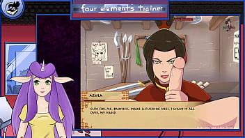 Avatar The Last Airbender Entrenador De Cuatro Elementos Parte Paja Real Xvideos