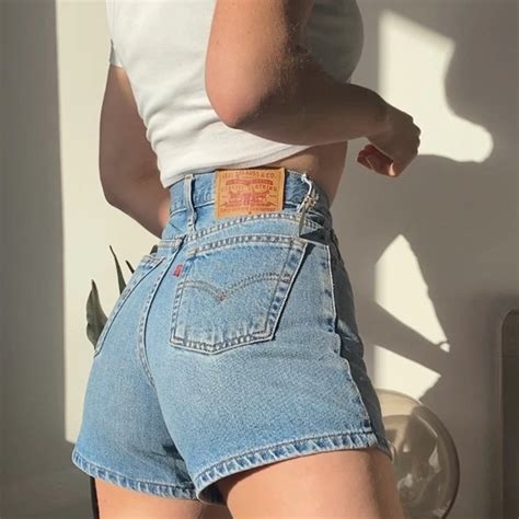 Levi S Shorts Vintage Levis High Waist Shorts Sz Jr Poshmark