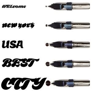 Calligraphy Nibs, 18 Calligraphy Pen Nibs, Dip Pen Nibs, Feather Pen Nibs, Quill Pen Nibs, Ink ...