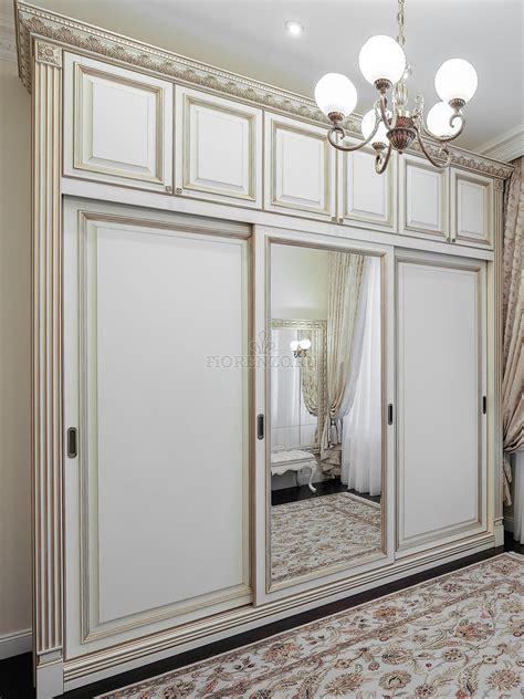 Белый шкаф-купе из МДФ «Кендалл» на заказ в Москве | Фиорензо