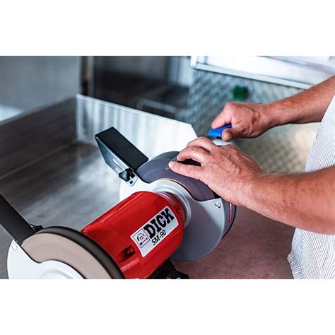 Aparat de ascutit cutite, F. DICK SM-90, cu roata lamelara de ascutire