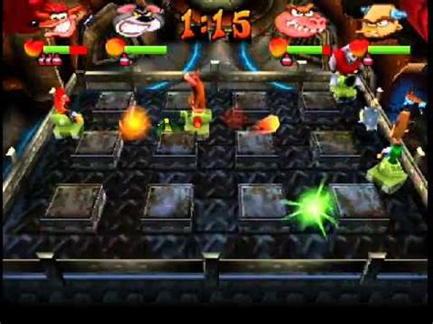 Crash Bash Pelea Sobre Tanques Desafio Cristal Players Youtube