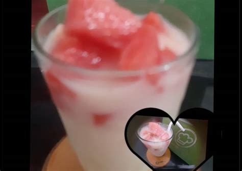 Resep Watermelon Yakult Milk Oleh Kartika Cikal Cookpad