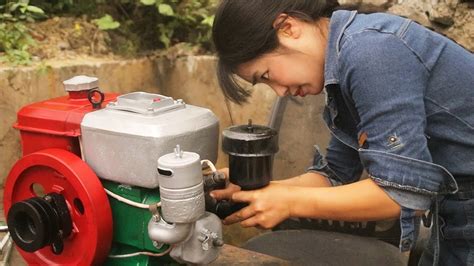 The Genius Girl Repairs The Engine Damage To Internal Parts