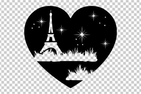 Eiffel Tower Love Heart