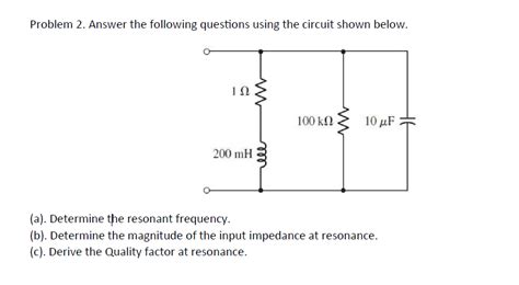 Solved Problem 2. Answer the following questions using the | Chegg.com