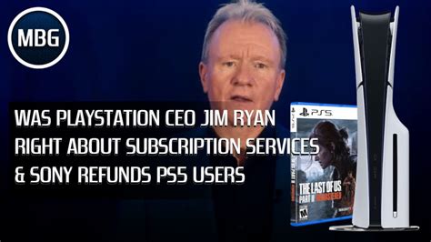 Was Playstation Ceo Jim Ryan Right About Subscription Services Sony