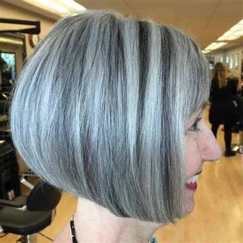 Magnifiques Styles De Cheveux Gris Femme Coloration Et Teinture