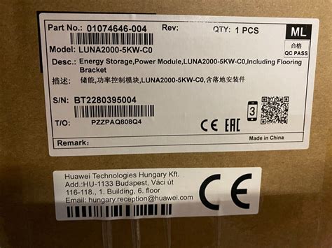 Huawei Luna2000 10 SO 10 KW Batteriemodul Speicher Luna2000 10 S0 Sun