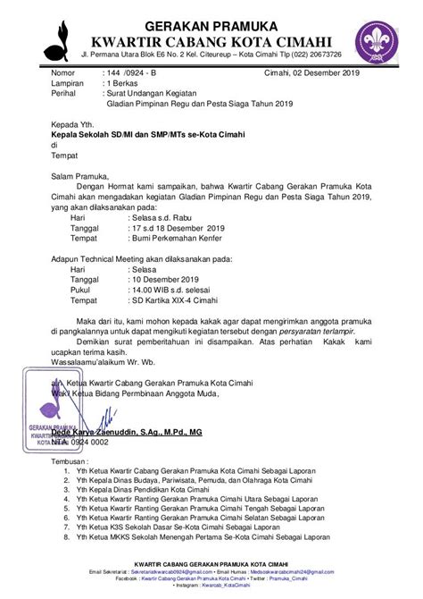 Contoh Surat Keterangan Mabigus Untuk Pesta Siaga Surat Keterangan Riset