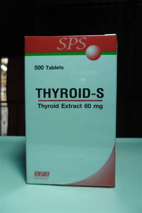 THYROID-S,NDT, 60 Mg, 500 Tablets, Free Shipping | Thyroid-S.Shop