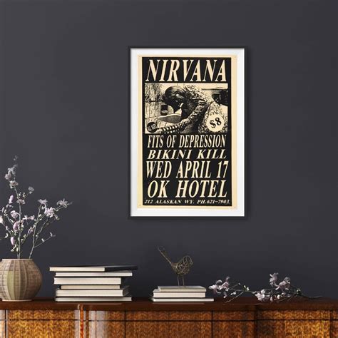 Nirvana-Gig Concert Poster sold by Artisan Fringed | SKU 23911796 ...