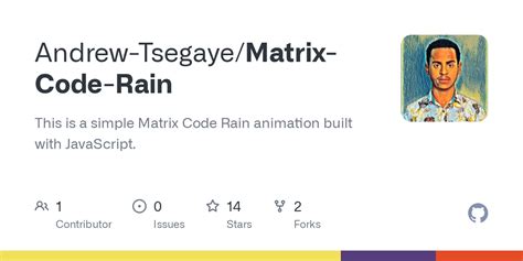 GitHub - Andrew-Tsegaye/Matrix-Code-Rain: This is a simple Matrix Code Rain animation built with ...