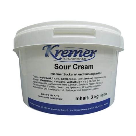 Sour Creme 3kg Wulfert | Stroetmann24 | B2B Großverbraucher ...