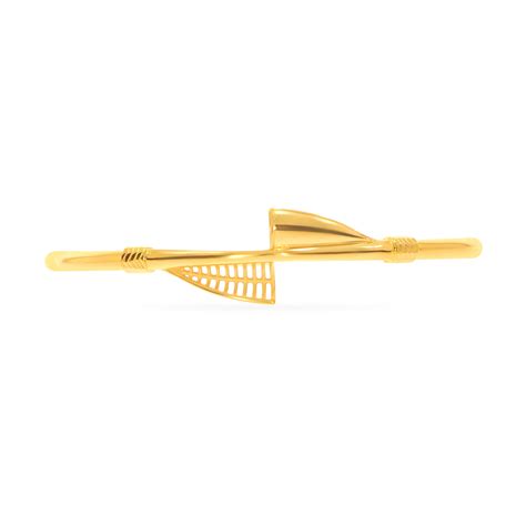 Triangular Duo Gold Noa Bangle - ₹152728, Buy Triangular Duo Gold Noa