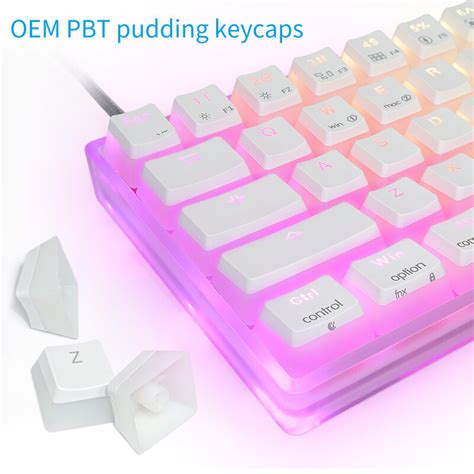Skyloong Mini Portable Gamer Mechanical Keyboard Hot Swap Rgb Backlit Gateron Yellow Pin