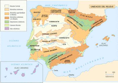 Peñacastillo COMENTARIO DE MAPAS RELIEVE 2º BACHILLERATO