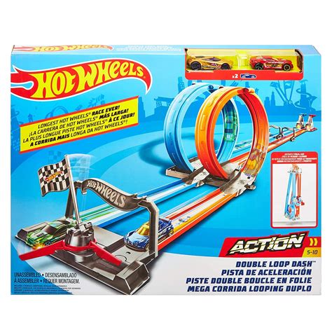 Hot Wheels Podw Jny Tor Z P Tlami Metry Autka Gfh