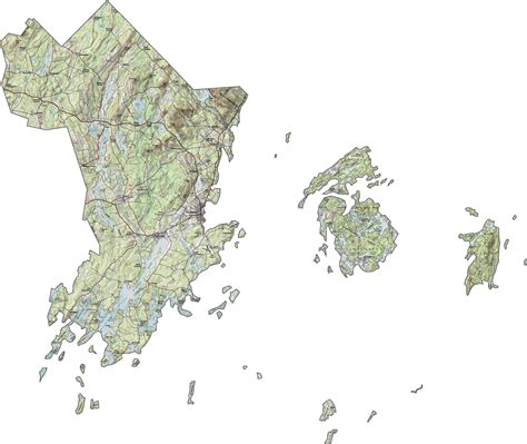 Knox County Map, Maine - US County Maps