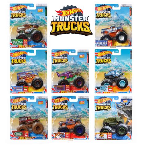 Carrinho Hot Wheels Monster Trucks Mattel Escala Shopee Brasil
